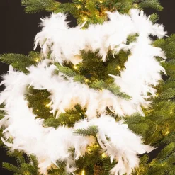 KAEMINGK Guirlande Boa en plumes (184 cm) Douceur Blanc Discount