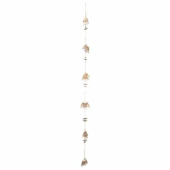 Feeric Lights & Christmas Guirlande déco en bois (1,5 m) Bonnets et manteaux Naturel Outlet