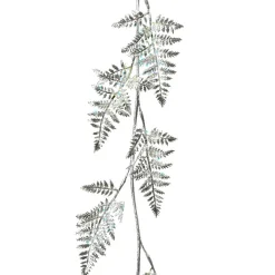 KAEMINGK Guirlande de feuille (120 cm) Fougère Royale Argent