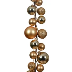 KAEMINGK Guirlande de Noël (180 cm) Boules de Noël Or Clearance