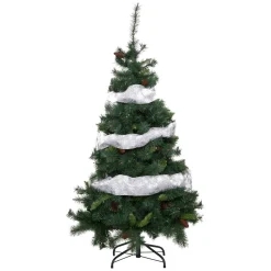 Feeric Lights & Christmas Guirlande de Noël (5 m) Flocons Argent Hot