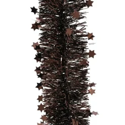 KAEMINGK Guirlande de Noël (D9 cm) étoilée Alpine Noir truffé Clearance