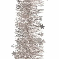 KAEMINGK Guirlande de Noël (D10 cm) étoilée Alpine Rose poudré Best