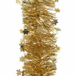 KAEMINGK Guirlande de Noël (D10 cm) étoilée Alpine Or Discount