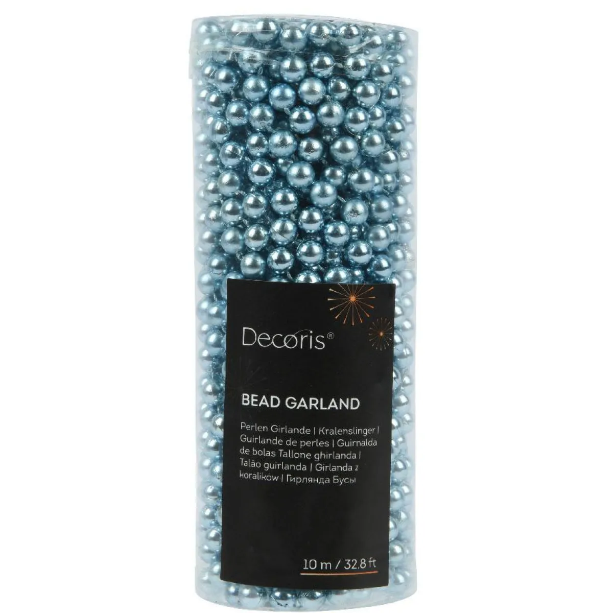 KAEMINGK Guirlande de perle (10 m) Alpine Bleu Ciel Discount