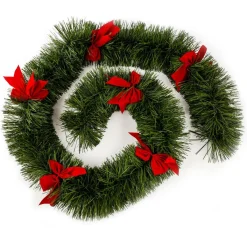 Feeric Lights & Christmas Guirlande de sapin (270 cm) Noeux Rouge Discount