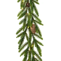 KAEMINGK Guirlande de sapin lumineuse 50 LED (180 cm) Forest Blanc chaud Sapin vert lumineux Outlet