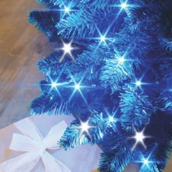 BLACHERE Guirlande lumineuse 8 m 128 LED câble vert Flashing light Bicolore Bleu et blanc froid Bicolore Bleu Blanc froid Discount