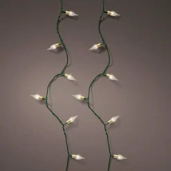 KAEMINGK Guirlande lumineuse 18 m 180 LED câble vert Vintage Blanc chaud Blanc Chaud - câble vert Hot