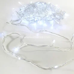 Feeric Lights & Christmas Guirlande lumineuse 10 m 100 LED câble transparent Timer Blanc froid Blanc Froid - câble transparent New
