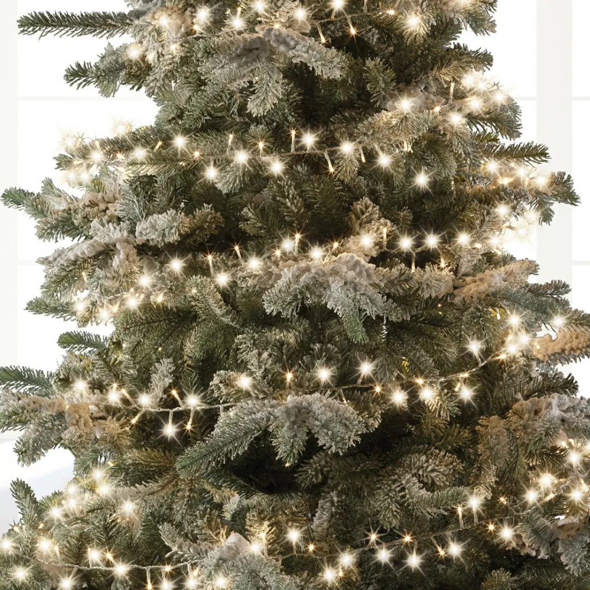 KAEMINGK Guirlande lumineuse 45 m 2000 LED câble transparent Luxe Blanc chaud Blanc Chaud - câble transparent New