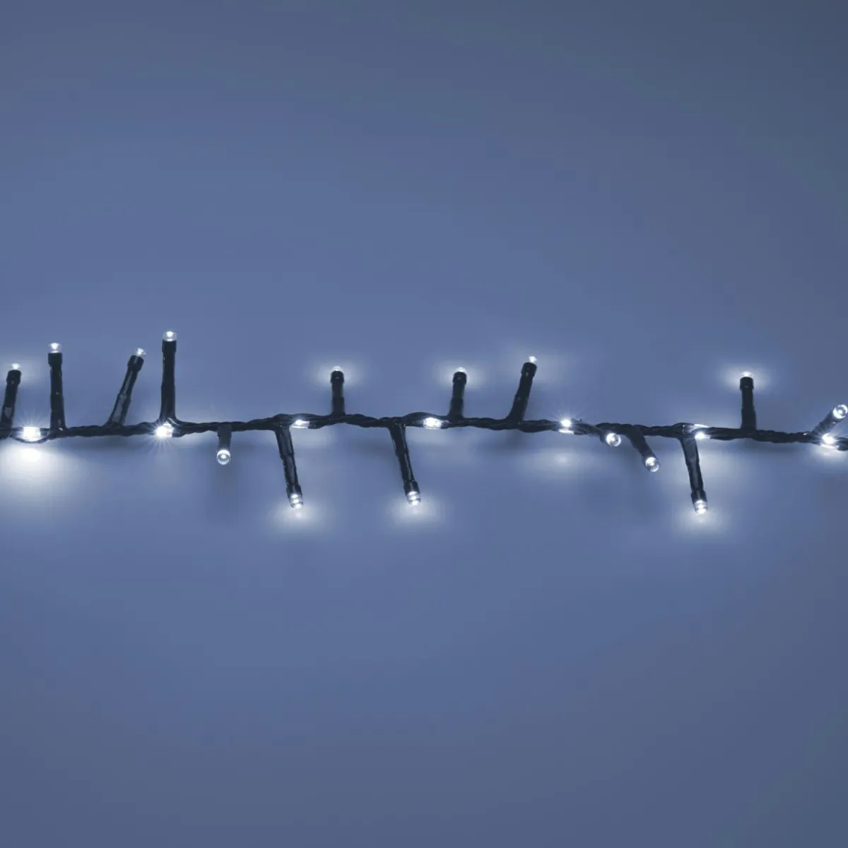 KOOPMAN Guirlande lumineuse 15 m 1060 LED câble noir Boa effet cascade Blanc froid Online