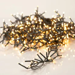 KAEMINGK Guirlande lumineuse 45 m 2000 LED câble vert Luxe Blanc chaud doré Blanc chaud doré - câble vert Discount