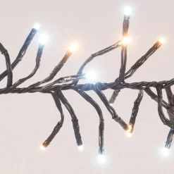 KOOPMAN Guirlande lumineuse 5,60 m 768 LED câble noir Boa Bicolore Blanc chaud et froid Bicolore Blanc chaud / Froid - câble noir Best