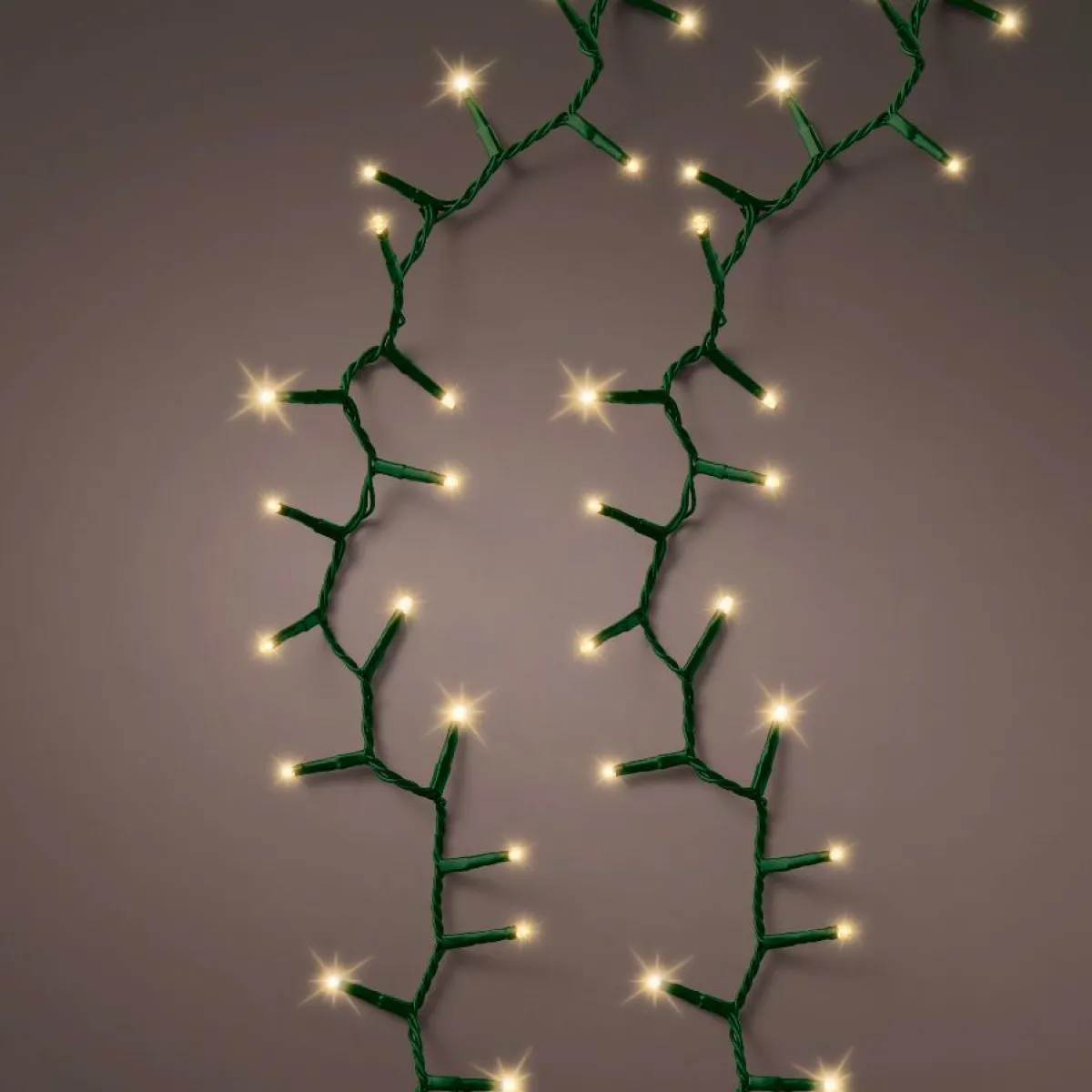 KAEMINGK Guirlande lumineuse 45 m 2000 LED câble vert Luxe Blanc chaud Champagne Blanc chaud Champagne - câble vert
