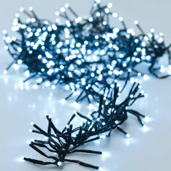 KOOPMAN Guirlande lumineuse 11 m 1512 LED câble noir Boa Blanc froid Blanc Froid - câble noir New