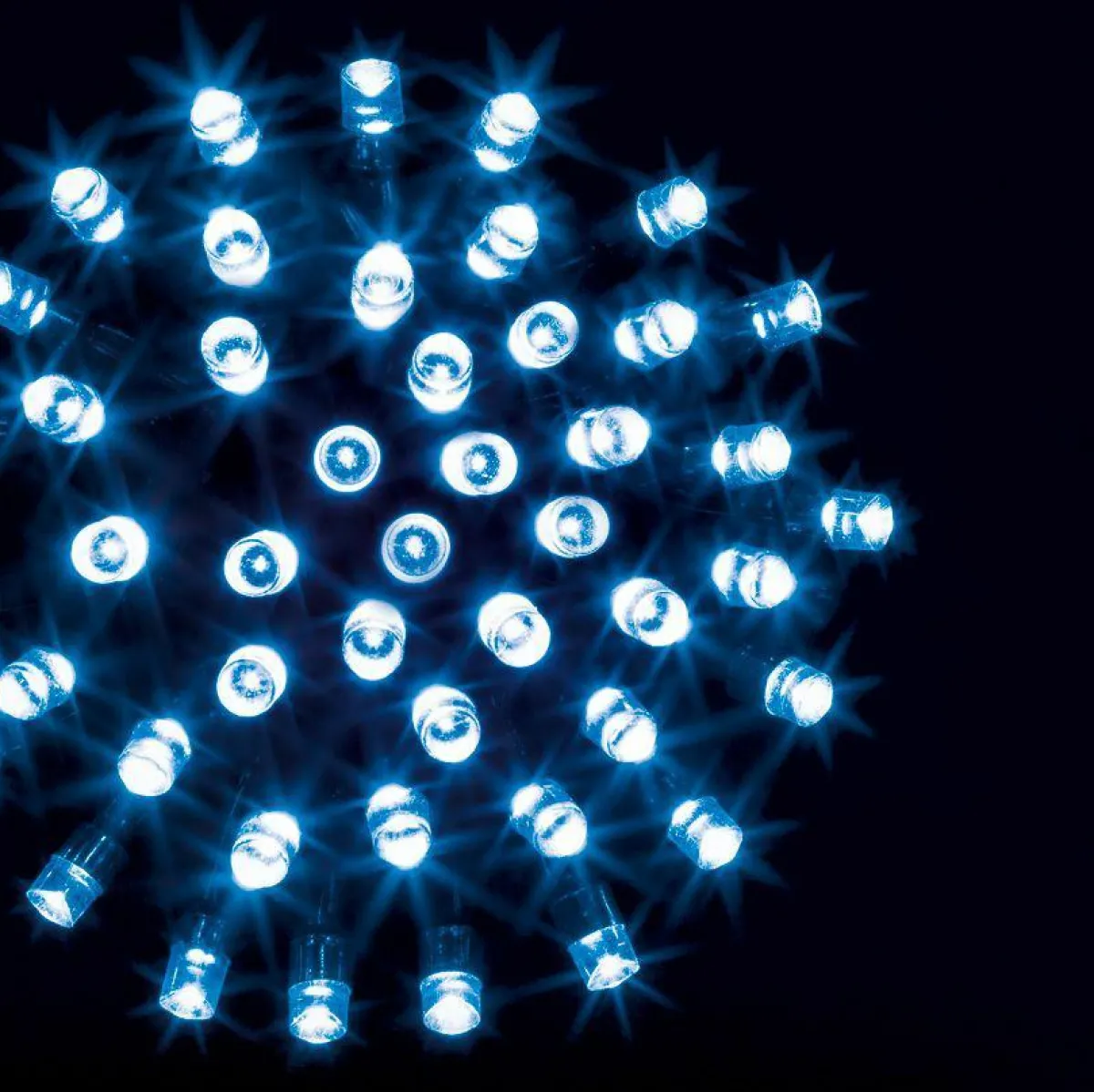 Feeric Lights & Christmas Guirlande lumineuse 30 m 300 LED câble transparent Timer Bleu Bleu - câble Transparent Clearance