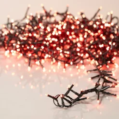 KAEMINGK Guirlande lumineuse 22,5 m 1000 LED câble vert Luxe Rouge Rouge - câble vert Best