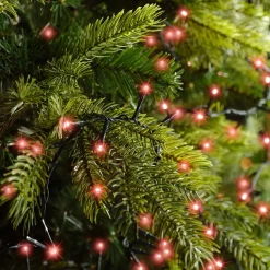 KAEMINGK Guirlande lumineuse 22,5 m 1000 LED câble vert Luxe Rouge Rouge - câble vert Best