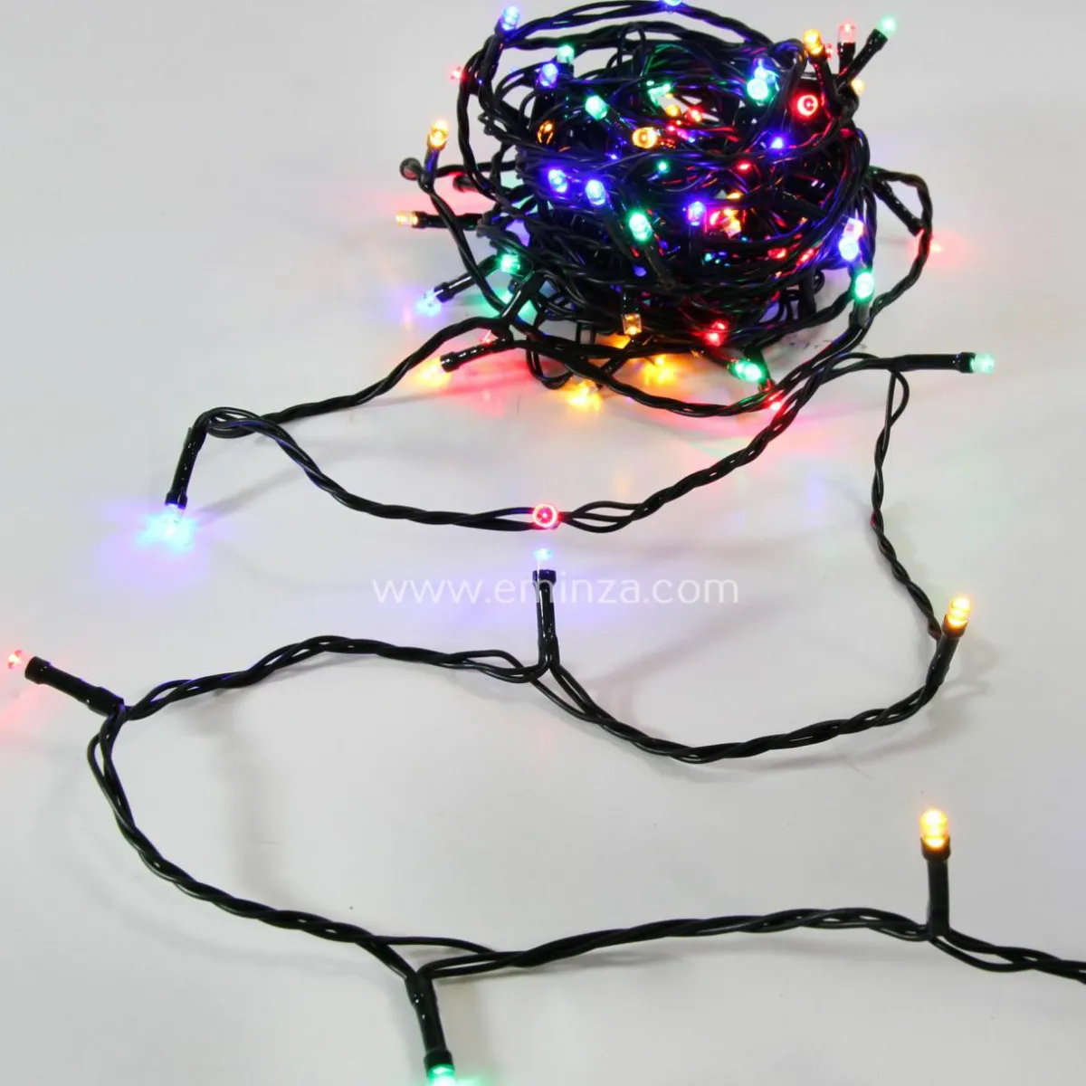 Feeric Lights & Christmas Guirlande lumineuse 50 m 500 LED câble vert Timer Multicolore Multicolore - câble vert Hot