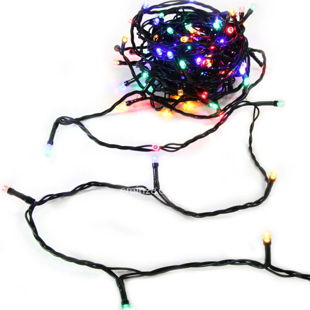 Feeric Lights & Christmas Guirlande lumineuse 10 m 100 LED câble vert Timer Multicolore Multicolore - câble vert Discount