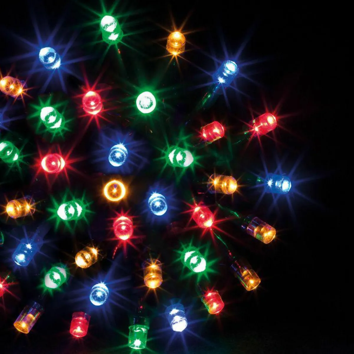 Feeric Lights & Christmas Guirlande lumineuse 10 m 100 LED câble vert Timer Multicolore Multicolore - câble vert Discount