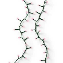 KAEMINGK Guirlande lumineuse 11 m 500 LED câble vert Luxe Rose Rose - câble vert Clearance