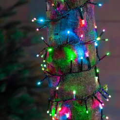KAEMINGK Guirlande lumineuse 7,50 m 350 LED câble vert Luxe Multicolore pastel Multicolore Pastel Câble Vert Clearance