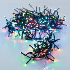 KOOPMAN Guirlande lumineuse 11 m 1512 LED câble noir Boa Multicouleur Multicolore - câble noir Sale