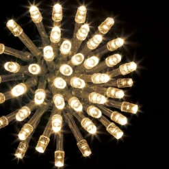 Feeric Lights & Christmas Guirlande lumineuse 10 m 100 LED câble transparent Timer Blanc chaud Blanc Chaud - câble transparent Outlet