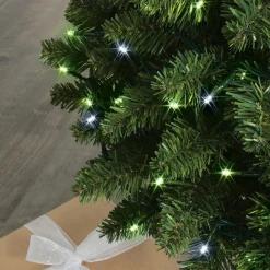 BLACHERE Guirlande lumineuse 8 m 128 LED câble transparent Flashing light Bicolore Vert et blanc froid Multicolore Hot