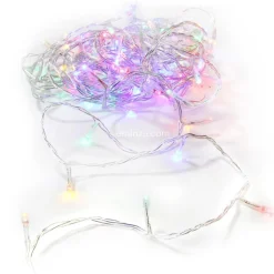 Feeric Lights & Christmas Guirlande lumineuse 20 m 200 LED câble transparent Timer Multicolore Multicolore - câble transparent Best