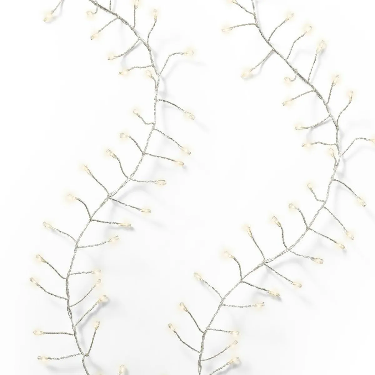 KAEMINGK Guirlande lumineuse 6 m 480 Micro LED câble argent Luxe Blanc chaud Blanc Chaud - câble argent New