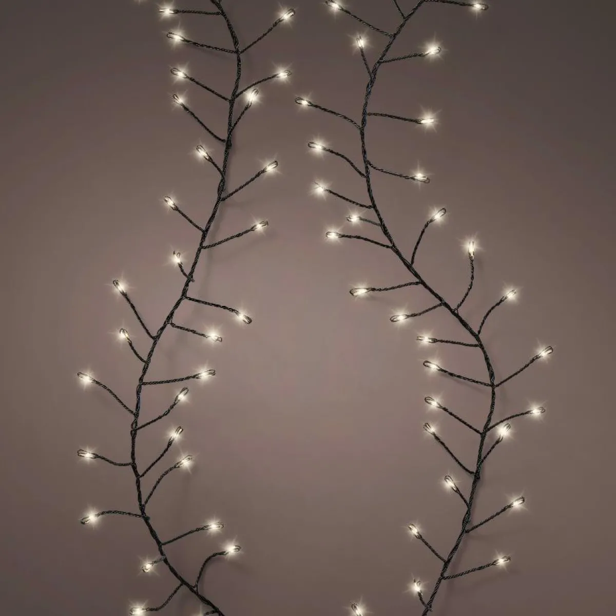 KAEMINGK Guirlande lumineuse 12 m 960 Micro LED câble noir Luxe Blanc chaud Blanc Chaud - câble noir New