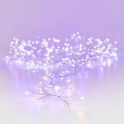 KAEMINGK Guirlande lumineuse 6 m 480 Micro LED câble argent Luxe Tricolore Rose, blanc chaud et froid Tricolore Rose Blanc chaud / froid - câble argent Online