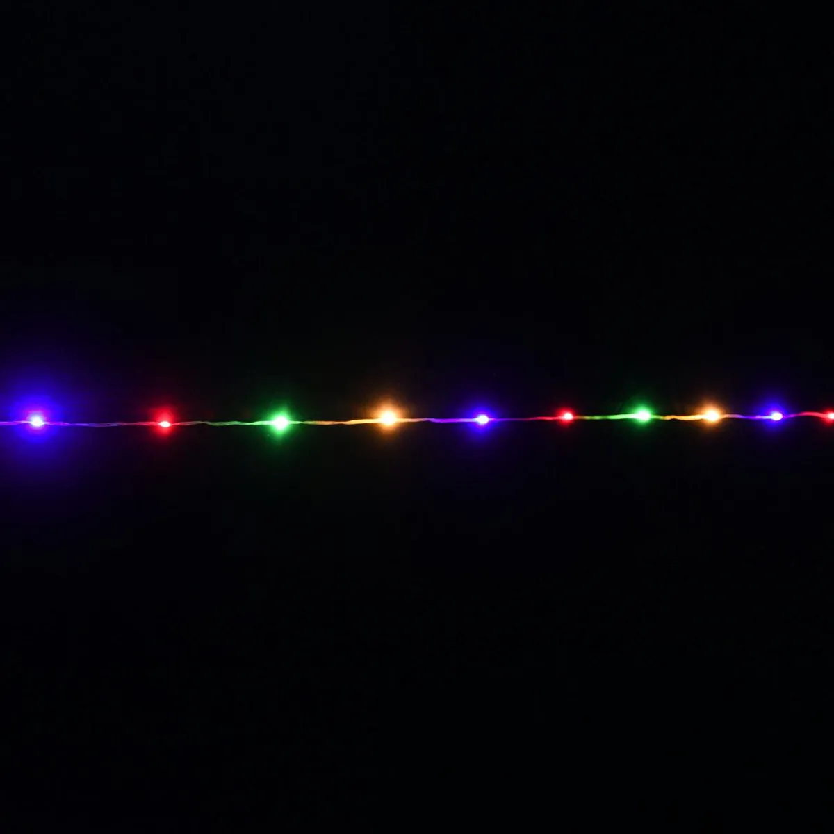 BLACHERE Guirlande lumineuse 10 m 100 Micro LED câble transparent Super brillante Multicolore Best