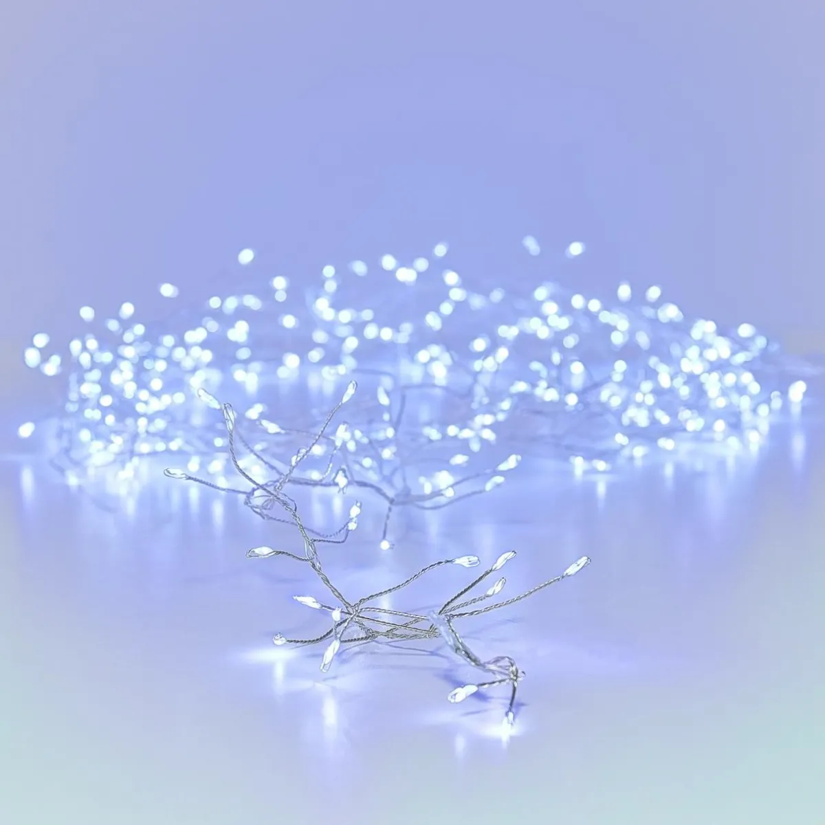 KAEMINGK Guirlande lumineuse 6 m 480 Micro LED câble argent Luxe Blanc froid Blanc Froid - câble argent Clearance