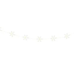 KAEMINGK Guirlande lumineuse 2,25 m 160 micro LED Cristaux de neige Blanc chaud Hot