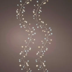 KAEMINGK Guirlande lumineuse 6 m 480 Micro LED câble argent Luxe bicolore Blanc chaud et froid Bicolore Blanc chaud / Froid - câble argent Discount