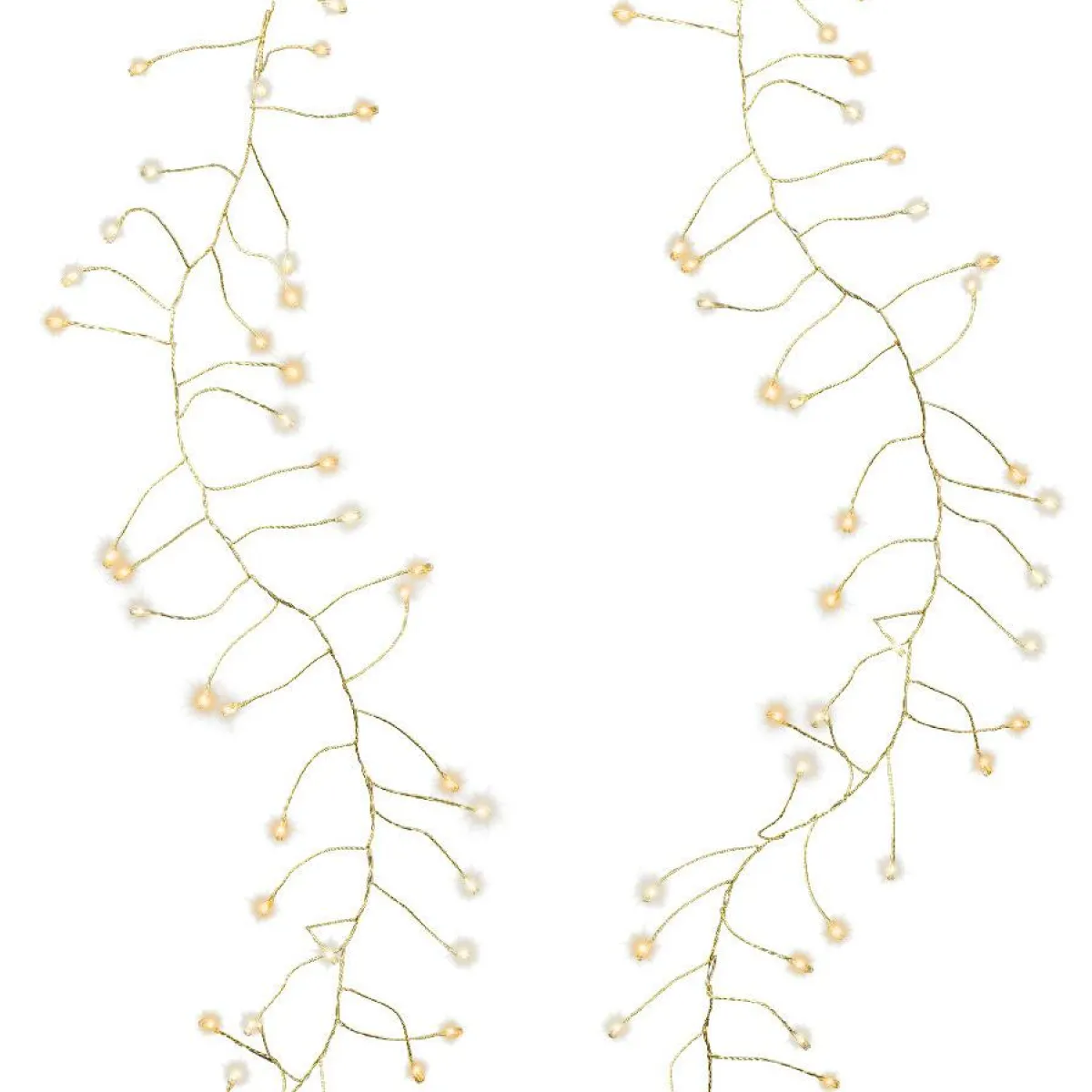 KAEMINGK Guirlande lumineuse 6 m 480 Micro LED câble or Luxe bicolore Blanc chaud et froid Bicolore Blanc chaud / Blanc froid - Câble Or Clearance