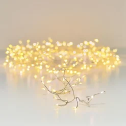 KAEMINGK Guirlande lumineuse 18 m 1440 Micro LED câble argent Luxe Blanc chaud Blanc Chaud - câble argent