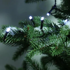 KAEMINGK Guirlande lumineuse à piles 1,70 m 24 LED câble noir Durawise Blanc froid Blanc Froid - câble noir Online