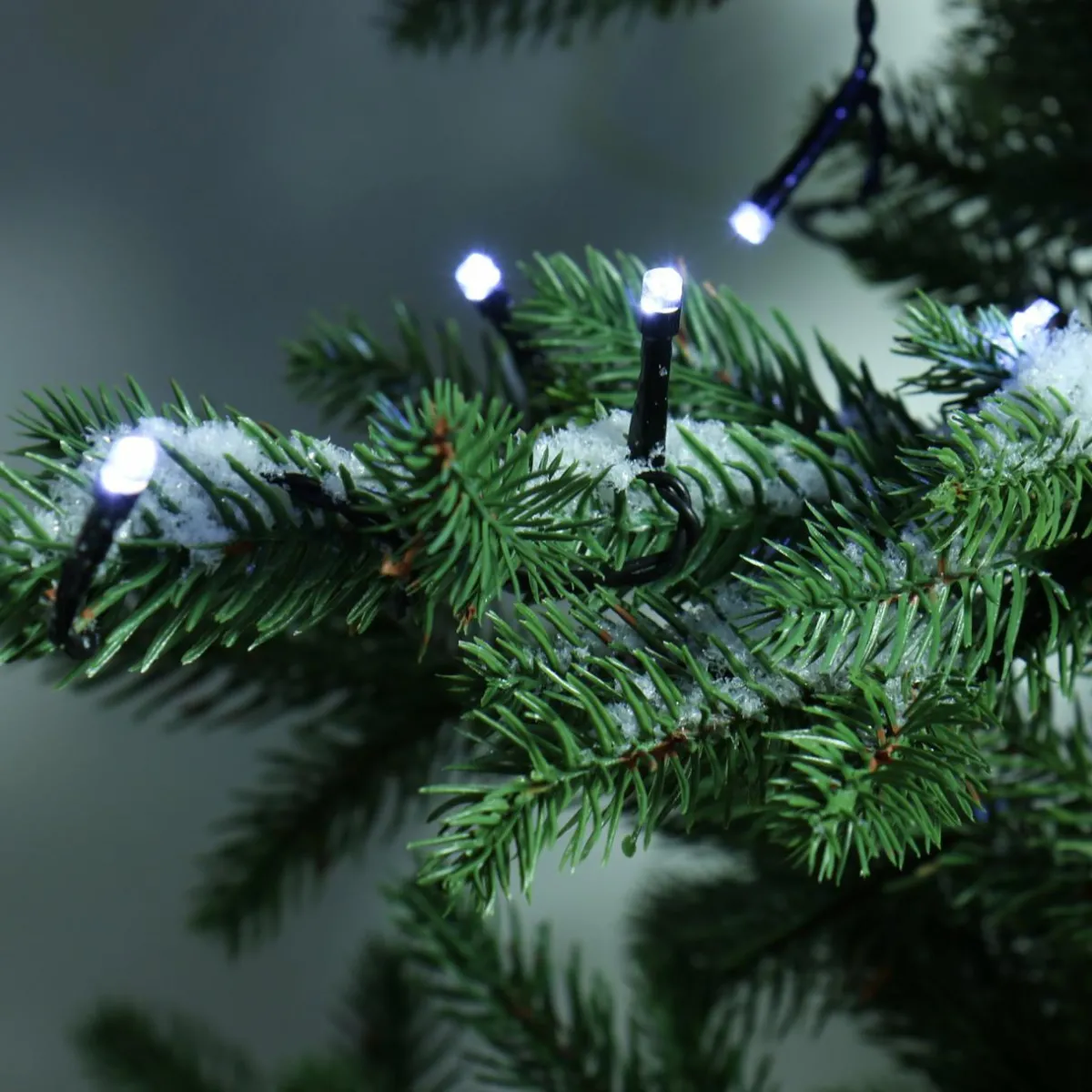 KAEMINGK Guirlande lumineuse à piles 1,70 m 24 LED câble noir Durawise Blanc froid Blanc Froid - câble noir Online