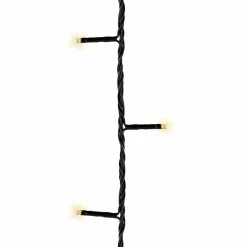 KAEMINGK Guirlande lumineuse à piles 3,50 m 48 LED câble noir Durawise Blanc chaud Blanc Chaud - câble noir Best