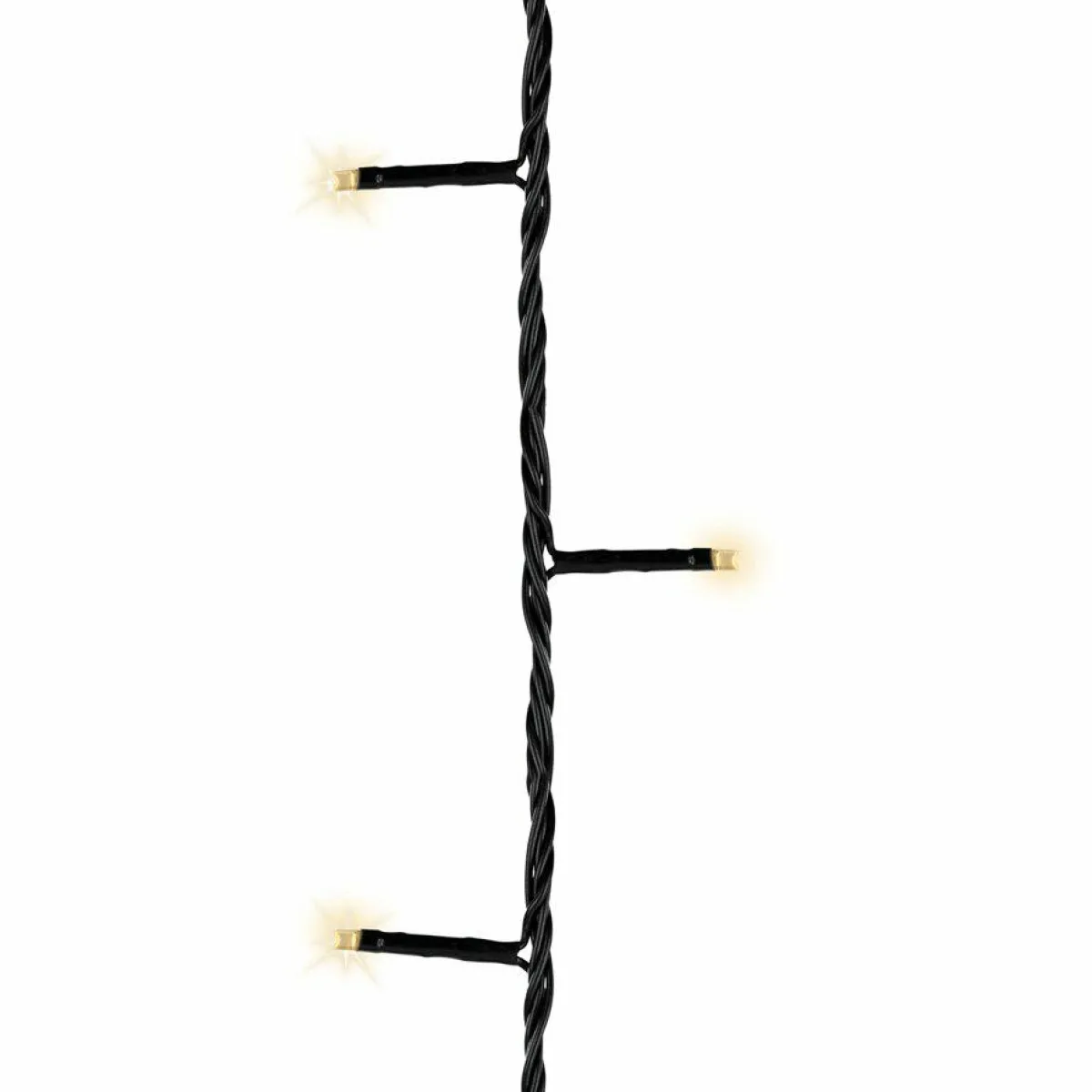 KAEMINGK Guirlande lumineuse à piles 3,50 m 48 LED câble noir Durawise Blanc chaud Blanc Chaud - câble noir Best