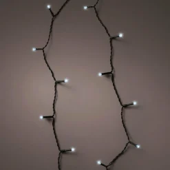 KAEMINGK Guirlande lumineuse à piles 7,10 m 96 LED câble noir Durawise Blanc froid Blanc Froid - câble noir Clearance