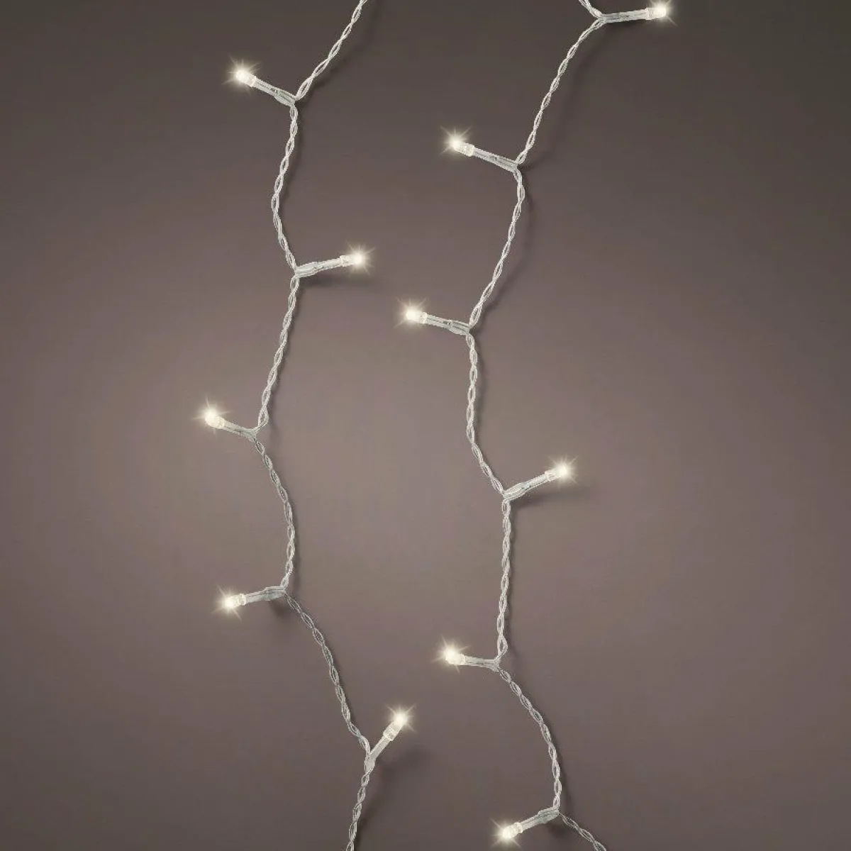 KAEMINGK Guirlande lumineuse à piles 7,10 m 96 LED câble transparent Durawise Blanc chaud Blanc Chaud - câble transparent Online