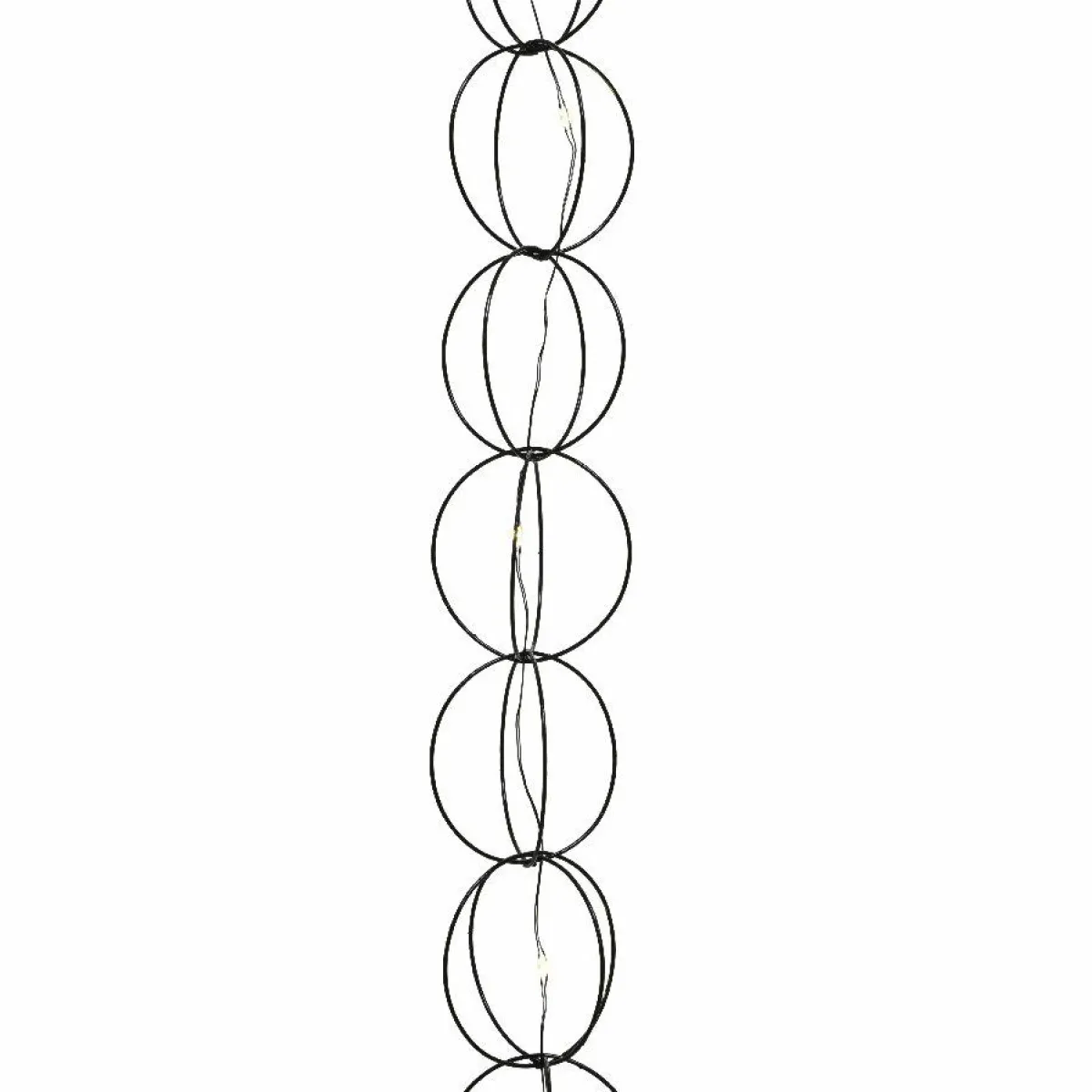 KAEMINGK Guirlande lumineuse à piles 20 LED (1,9 m) Anneaux Blanc chaud Clearance