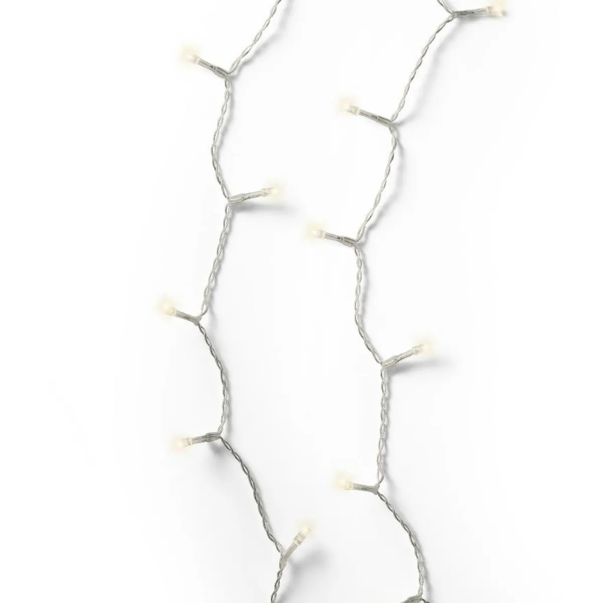 KAEMINGK Guirlande lumineuse à piles 7,10 m 96 LED câble transparent Durawise Blanc chaud Blanc Chaud - câble transparent New
