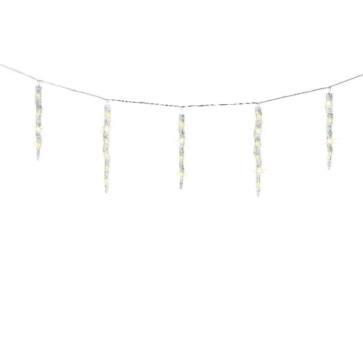 KAEMINGK Guirlande lumineuse connectable 3,60 m 60 LED Glaçons effet Flash Blanc chaud